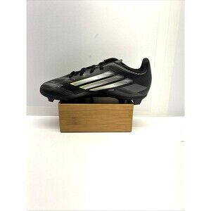 Adidas Kids Soccer Cleats F50 Club Black/Silver Lime Green Size 3 New No Box